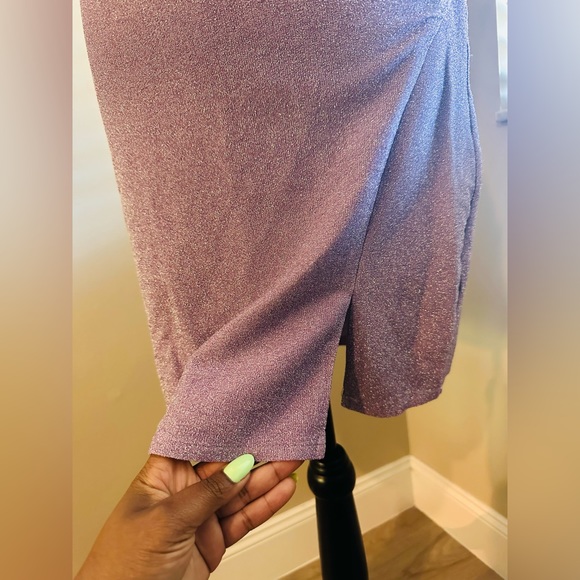 NWOT‼️ Midnight Doll Mini One Strap Shimmery Dress - Picture 4 of 4